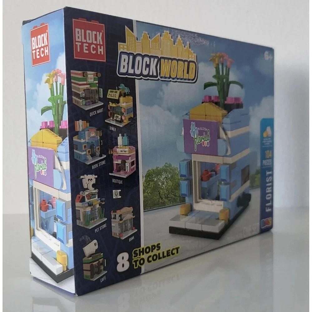 Block Tech Block World Florist Building Set NEW Sealed